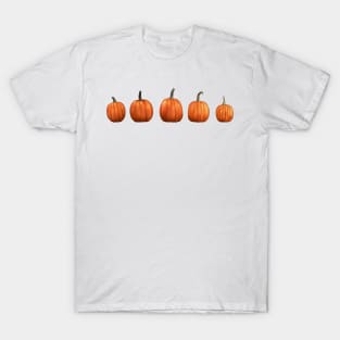 Five Pumpkins (Green) T-Shirt